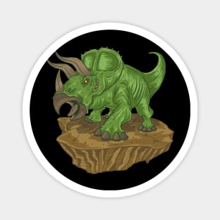 Triceratops Habitat Magnet